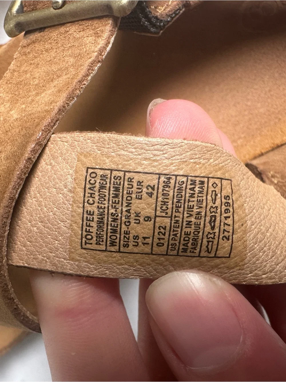 Chaco Tan Suede Cross-Strap Women’s Sandals